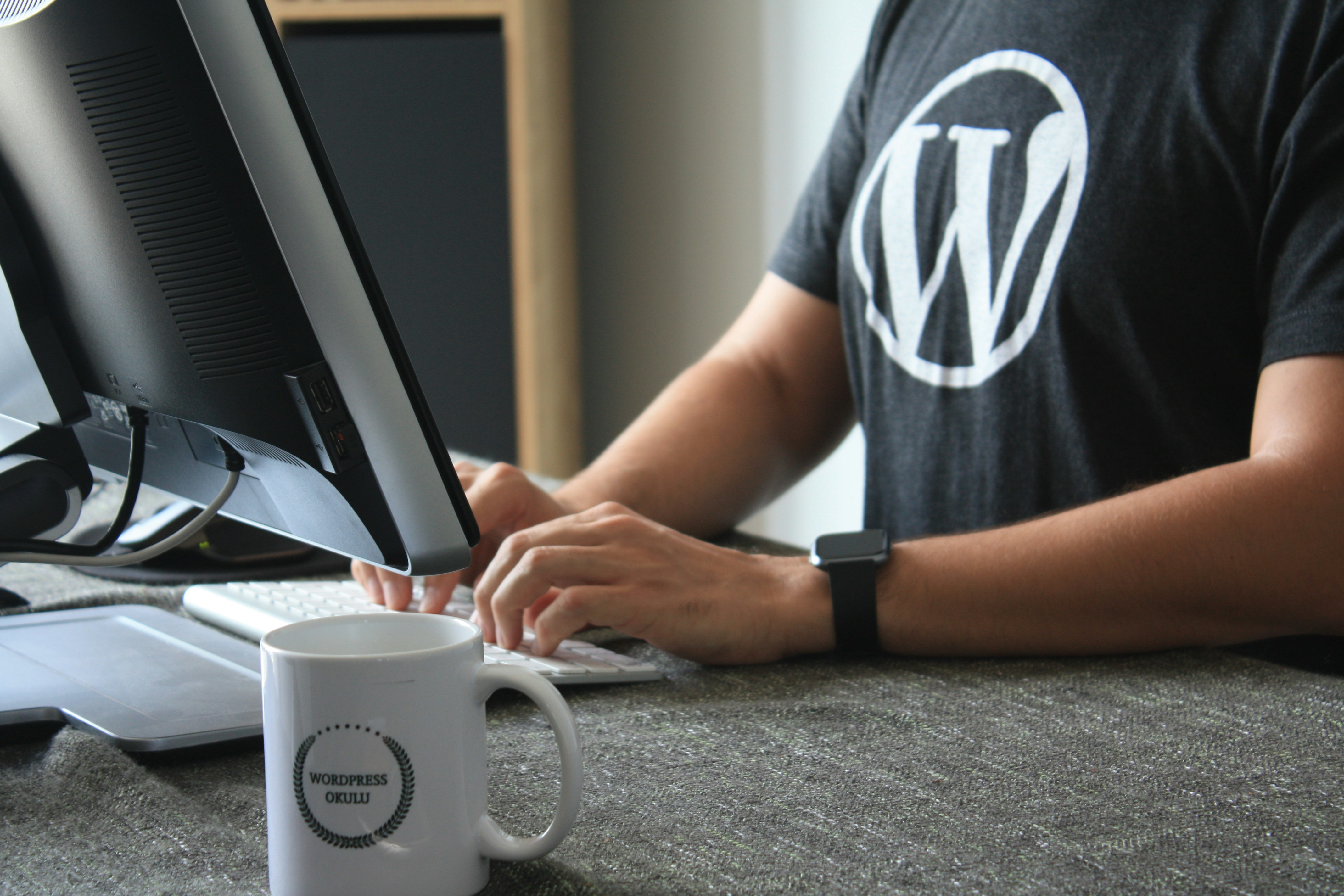 Wordpress - Jobber foran PC